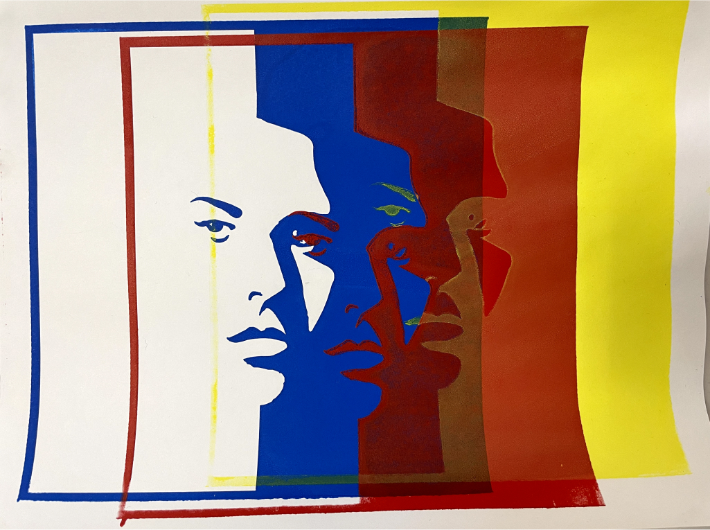 Printmaker Sample Experimentation | becca gurney is a design educator.